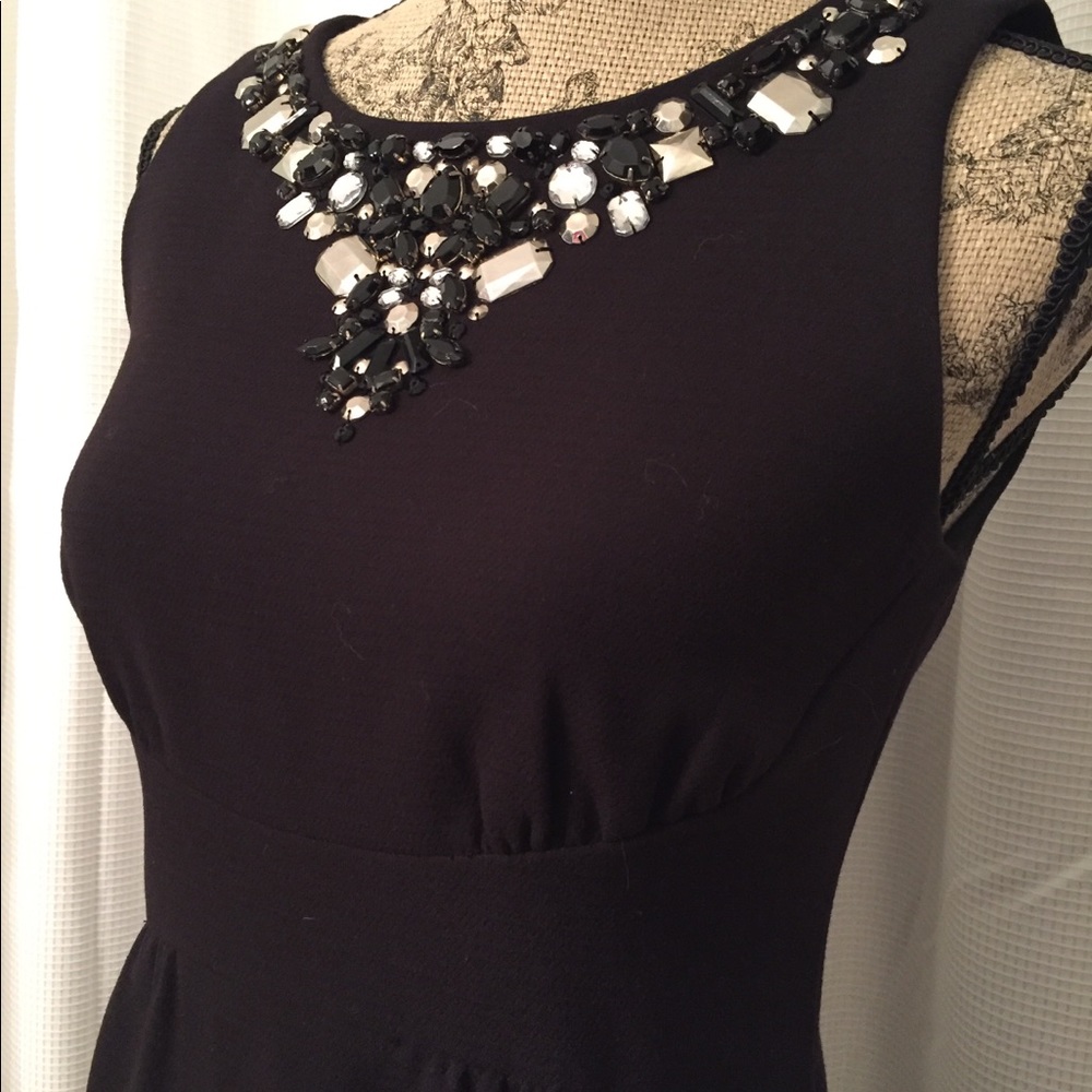 Michael Kors beaded black dress sz 2